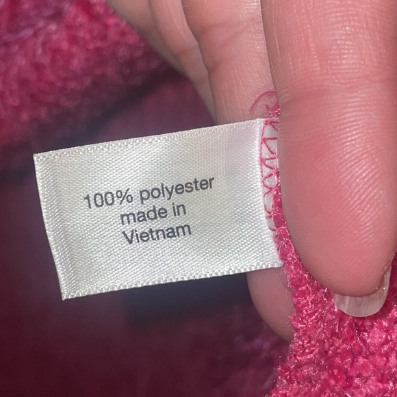 •LANE BRYANT•BNWT PINK EYELASH MOCK NECK KNIT FUZZY HIGH-LOW SWEATER SIZE 18/20 - Picture 8 of 9